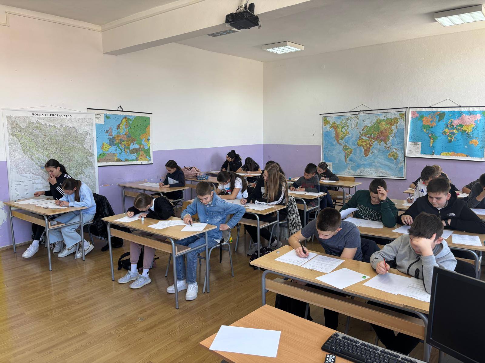 Školsko natjecanje iz matematike.