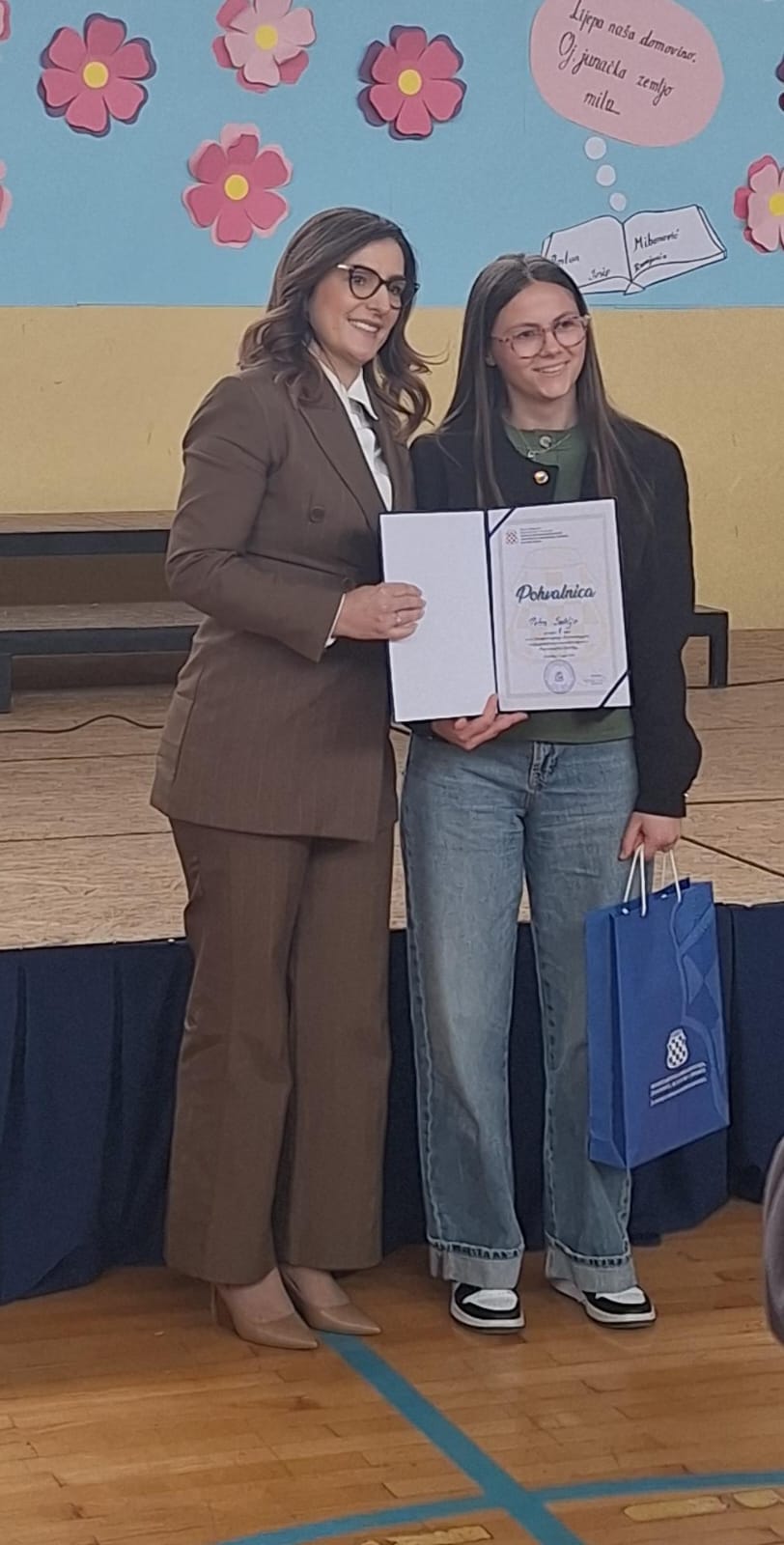 Prvo mjesto za literarni rad na natjecanju “Dani hrvatskog jezika”