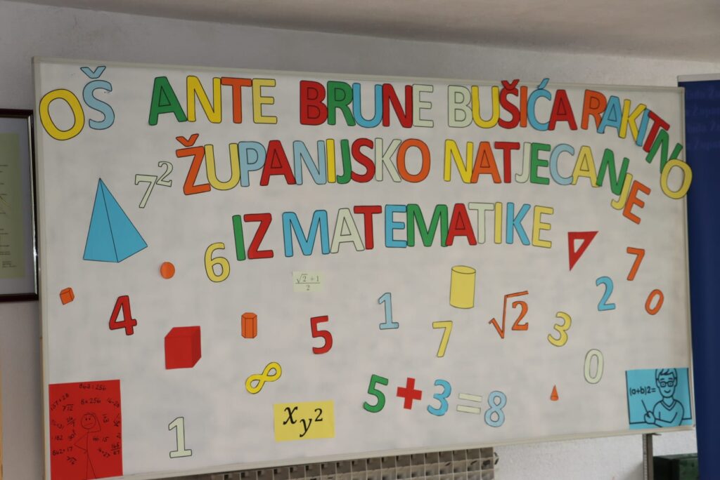 Održano natjecanje iz matematike na županijskoj razini